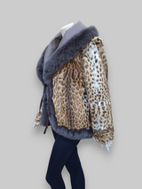 Lipi Cat & Fox Reversible Jacket -Large