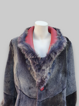 Volcan Merino Lamb Napado Red Jacket -Size 42