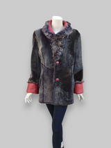 Volcan Merino Lamb Napado Red Jacket -Size 42