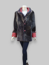 Volcan Merino Lamb Napado Red Jacket -Size 42