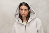 "Suprema" Senape Merino Shearling Lamb Jacket w/ Reversible Raincoat - Size 42