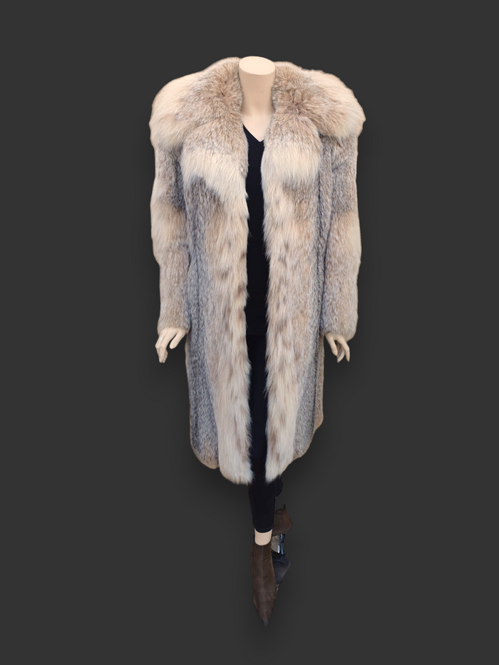 Vintage Canadian Lynx Coat -Small
