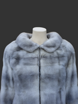 Vintage Cerulean Mink Bolero Jacket -Small/Medium