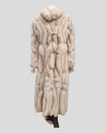 Reversible Light Ruby Dyed Hide-Out Fox Fur Coat