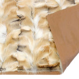 GOLDEN ISLAND FOX FUR & CASHMERE BLEND THROW - from THE REAL FUR DEAL & DAVID APPEL FURS new and pre-owned online fur store!