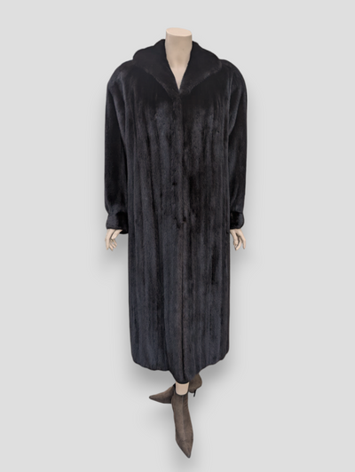 Dark Mink Coat -Medium