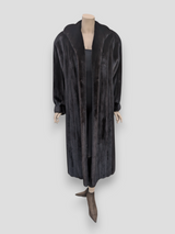 Dark Mink Coat -Medium