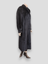 Dark Mink Coat -Medium