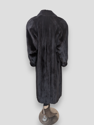 Dark Mink Coat -Medium