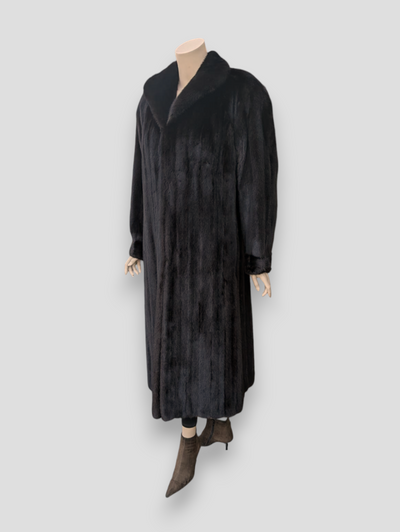 Dark Mink Coat -Medium