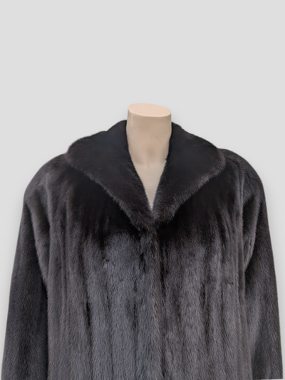 Dark Mink Coat -Medium