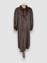 Mahogany Mink Coat -XXL