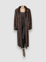 Mahogany Mink Coat -XXL