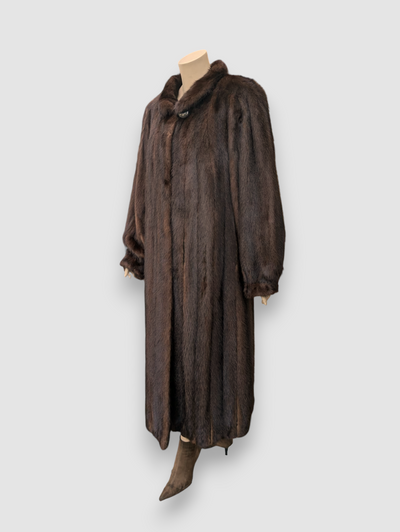 Mahogany Mink Coat -XXL