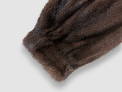 Mahogany Mink Coat -XXL