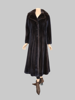 Vintage Neiman Marcus Dark Mink Coat -Small