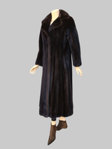 Vintage Neiman Marcus Dark Mink Coat -Small