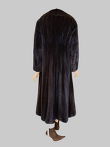 Vintage Neiman Marcus Dark Mink Coat -Small