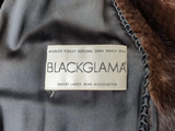Vintage Blackglama Dark Mink Coat -Medium