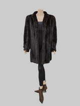 Vintage Dark Brown Mink Stroller -XL