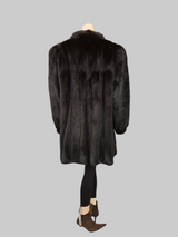 Vintage Dark Brown Mink Stroller -XL
