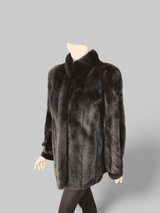 Vintage Dark Mink Jacket -Medium/Large