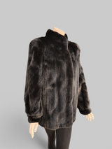 Vintage Dark Mink Jacket -Medium/Large