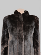 Vintage Dark Mink Jacket -Medium/Large