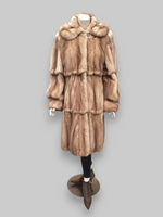 Vintage Skin on Skin Canadian Golden Sable 7/8 Coat -Medium/Large
