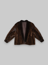 Vintage Ranch/Lunaraine Striped Mink Jacket -Medium