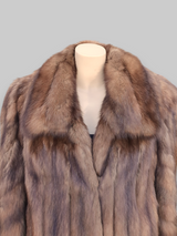 Vintage Natural Sable Coat -Large