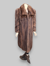 Vintage Natural Sable Coat -Large