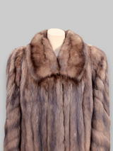Vintage Natural Sable Coat -Large