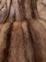 Vintage Natural Sable Coat -Large