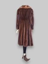 Vintage Lunaraine Mink w/ Sable Collar Coat -Medium