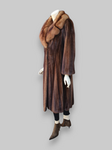 Vintage Lunaraine Mink w/ Sable Collar Coat -Medium
