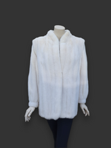 Vintage Blue Shadow Light Mink Jacket -Small/Medium