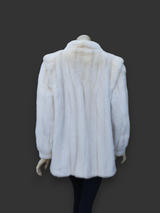 Vintage Blue Shadow Light Mink Jacket -Small/Medium