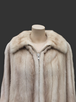 Vintage Tourmaline Mink & Knit Jacket -Small/Medium