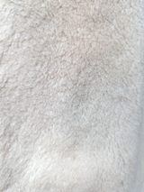 Light Sheared Beaver Vest w/ Shadow Fox Trim -Small/Medium