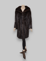 Vintage Dark Brown Mink Stroller -Large