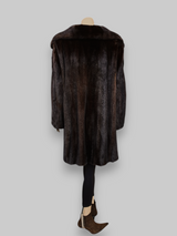 Vintage Dark Brown Mink Stroller -Large