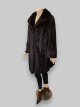 Vintage Dark Brown Mink Stroller -Large