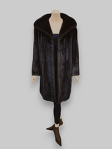 Vintage Dark Brown Mink Stroller -Large