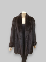 Vintage Dark Brown Mink Stroller -Large