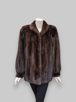 Vintage Lunaraine Mink Jacket (Dark Brown) -Medium