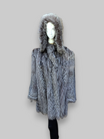 Silver Fox Hooded Stroller -Large