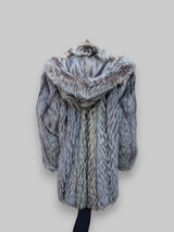 Silver Fox Hooded Stroller -Large