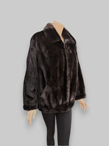 Dark Mink Zip Jacket -Large