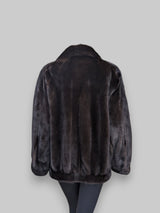 Dark Mink Zip Jacket -Large